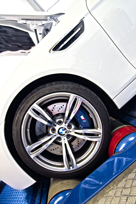El BMW M5 (F10) en el banco de pruebas